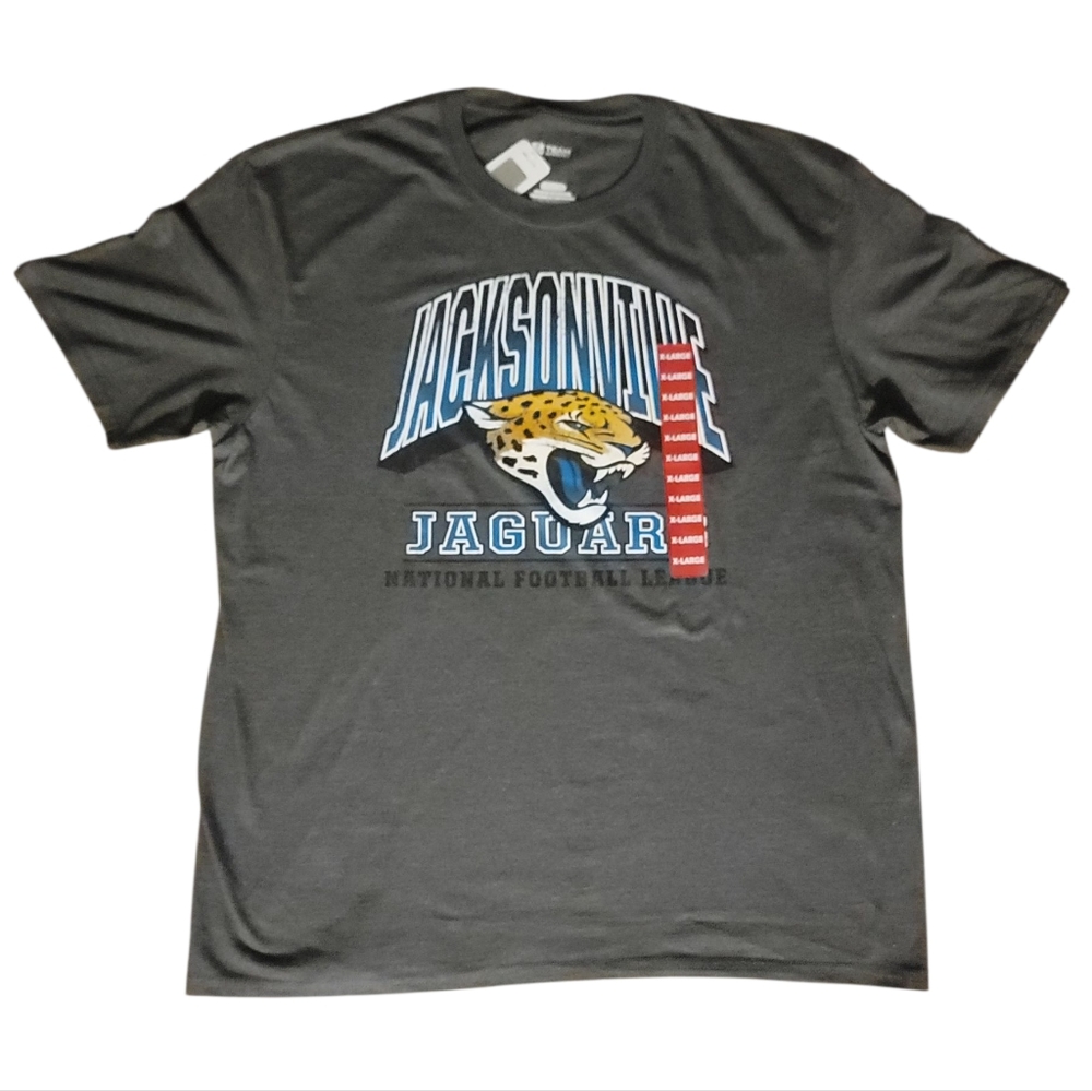 JACKSONVILLE JAGUARS T-SHIRT BY NFL TEAM APPAREL NWT - Picture 4 of 5